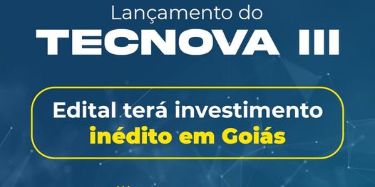 Governo de Goiás anuncia investimento de R$ 24 milhões em empresas goianas com foco em inovação