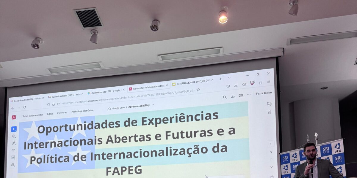 Políticas de internacionalização da Fapeg são apresentadas no International Day na UFG