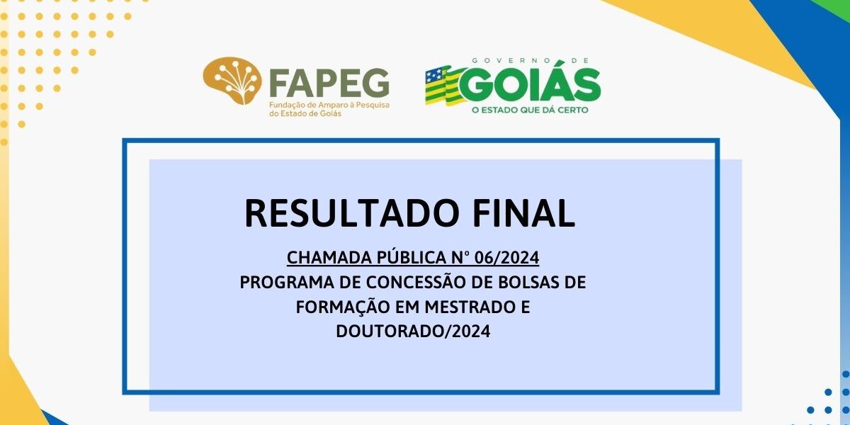 Divulgado resultado final da chamada de bolsas de mestrado e doutorado