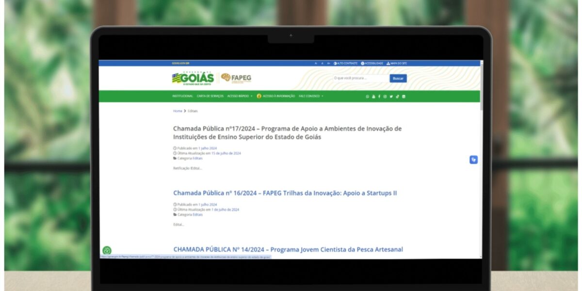 Governo de Goiás impulsiona pesquisa e inovação com recorde de editais lançados pela Fapeg