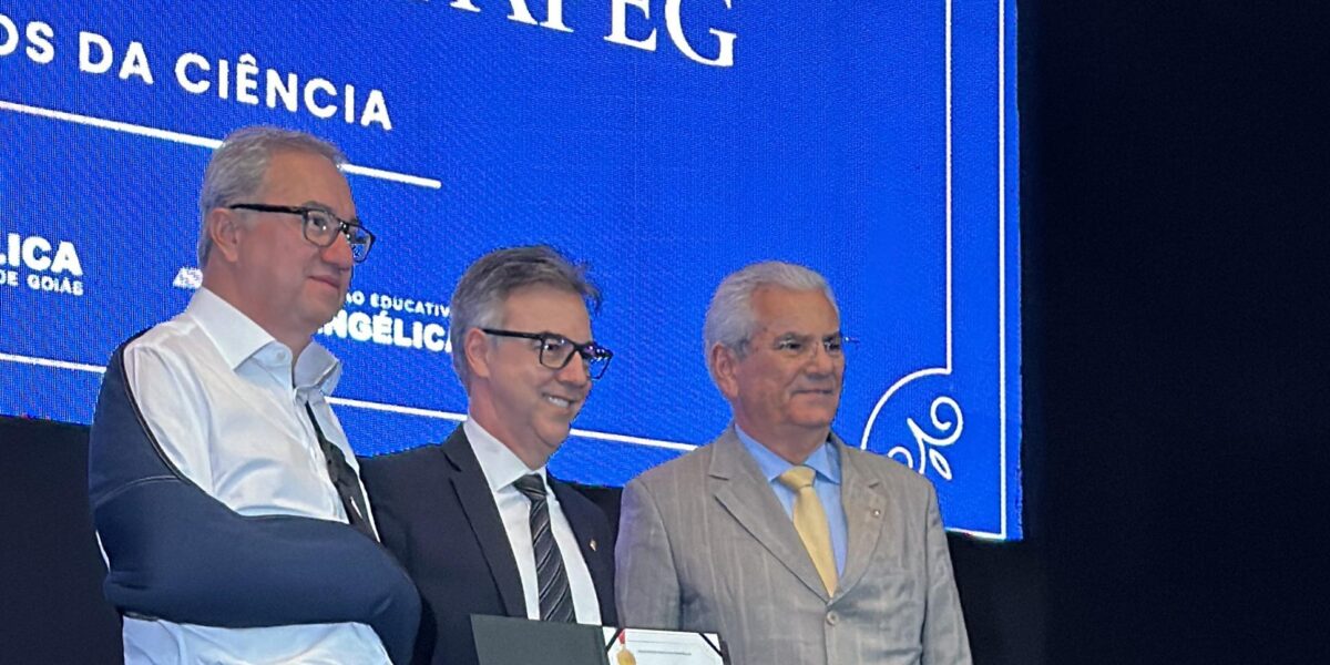 Fapeg é reconhecida no IV Prêmio do Mérito Científico da UniEvangélica por sua contribuição ao avanço da ciência em Goiás