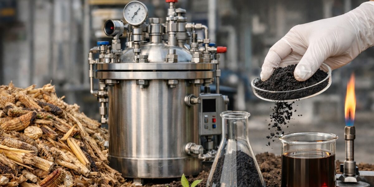 Tecnologia transforma resíduos agroindustriais em energia limpa e insumos para a agricultura