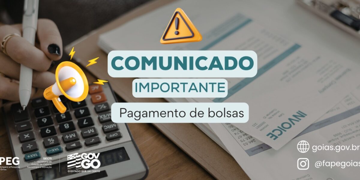Pagamento das bolsas de fevereiro