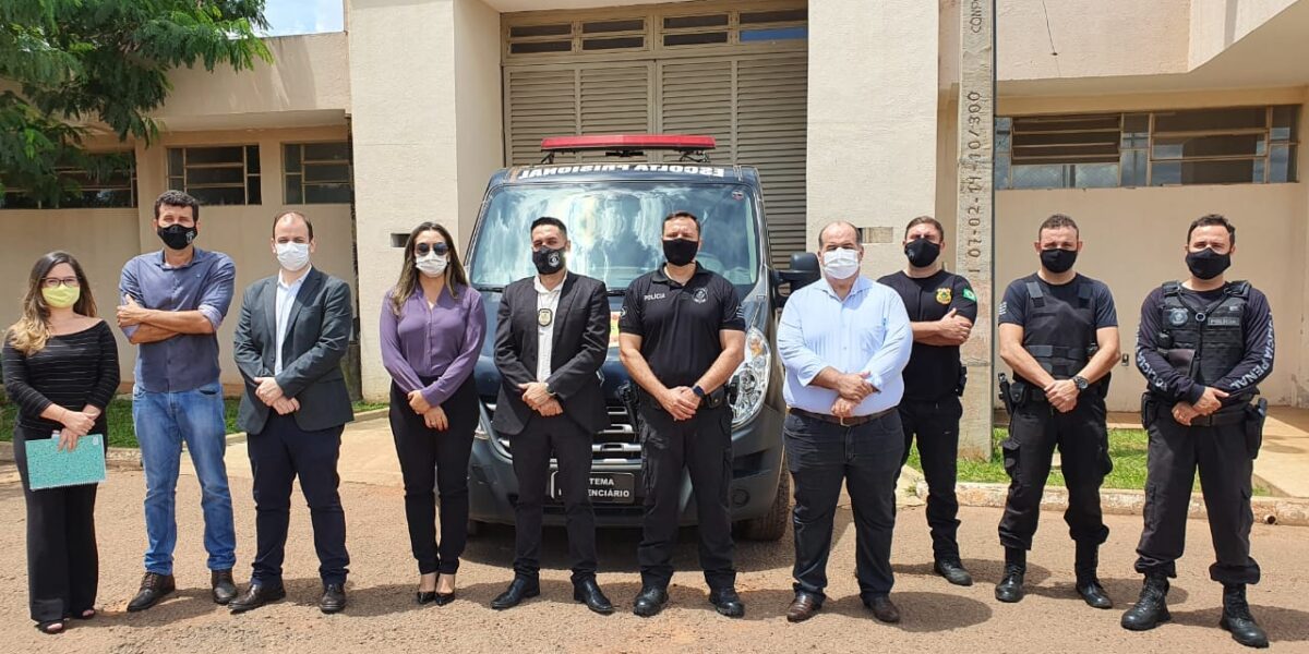 Equipes da Goiás Parcerias e DGAP fazem visita técnica à Unidade Prisional de Anápolis