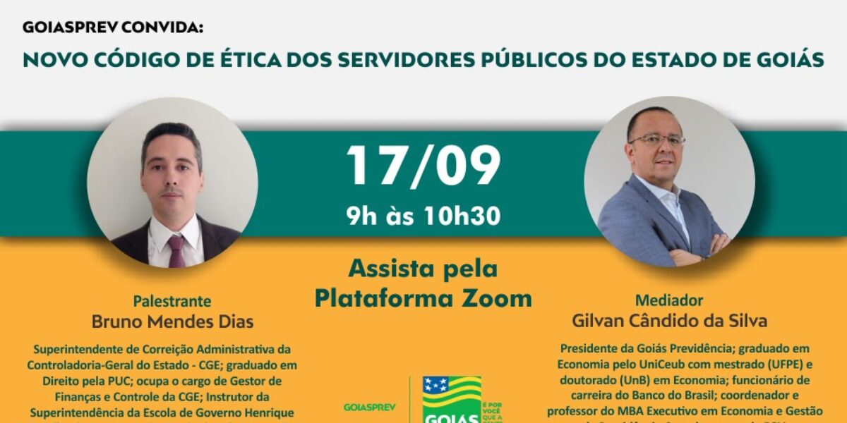 Goiasprev promove palestra sobre Código de Ética dos servidores públicos