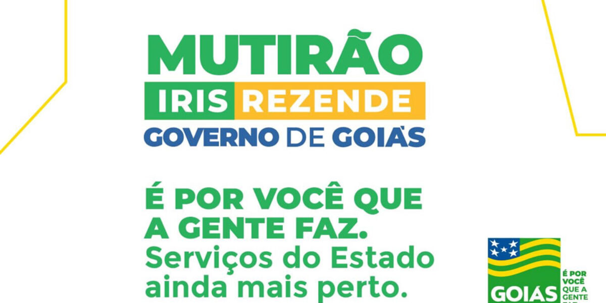 Mutirão Iris Rezende, Governo de Goiás