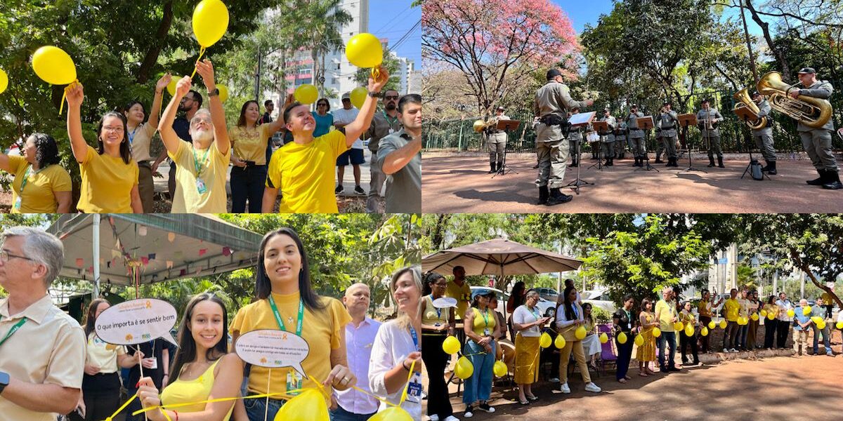 Goiás Previdência realiza ação em apoio ao Setembro Amarelo