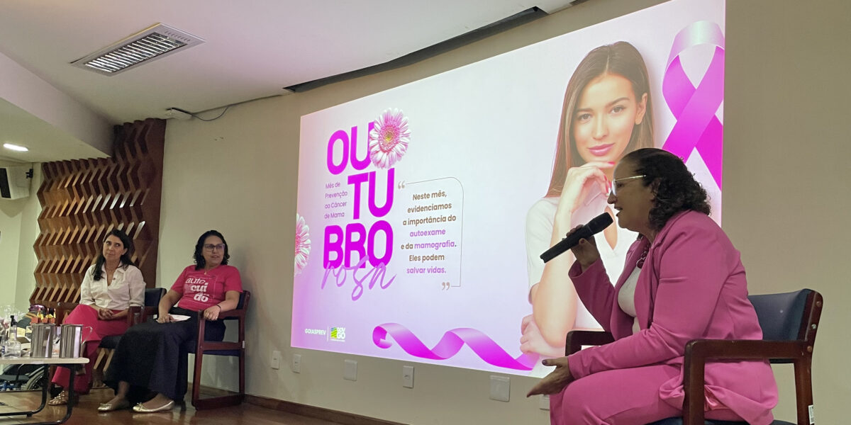 Outubro Rosa: Goiás Previdência promove roda de conversa sobre prevenção ao câncer de mama