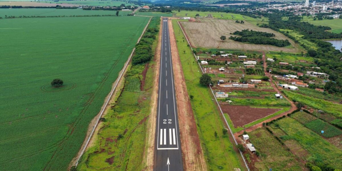 Governo investe R$ 5,1 milhões na reestruturação do aeródromo de Goiatuba
