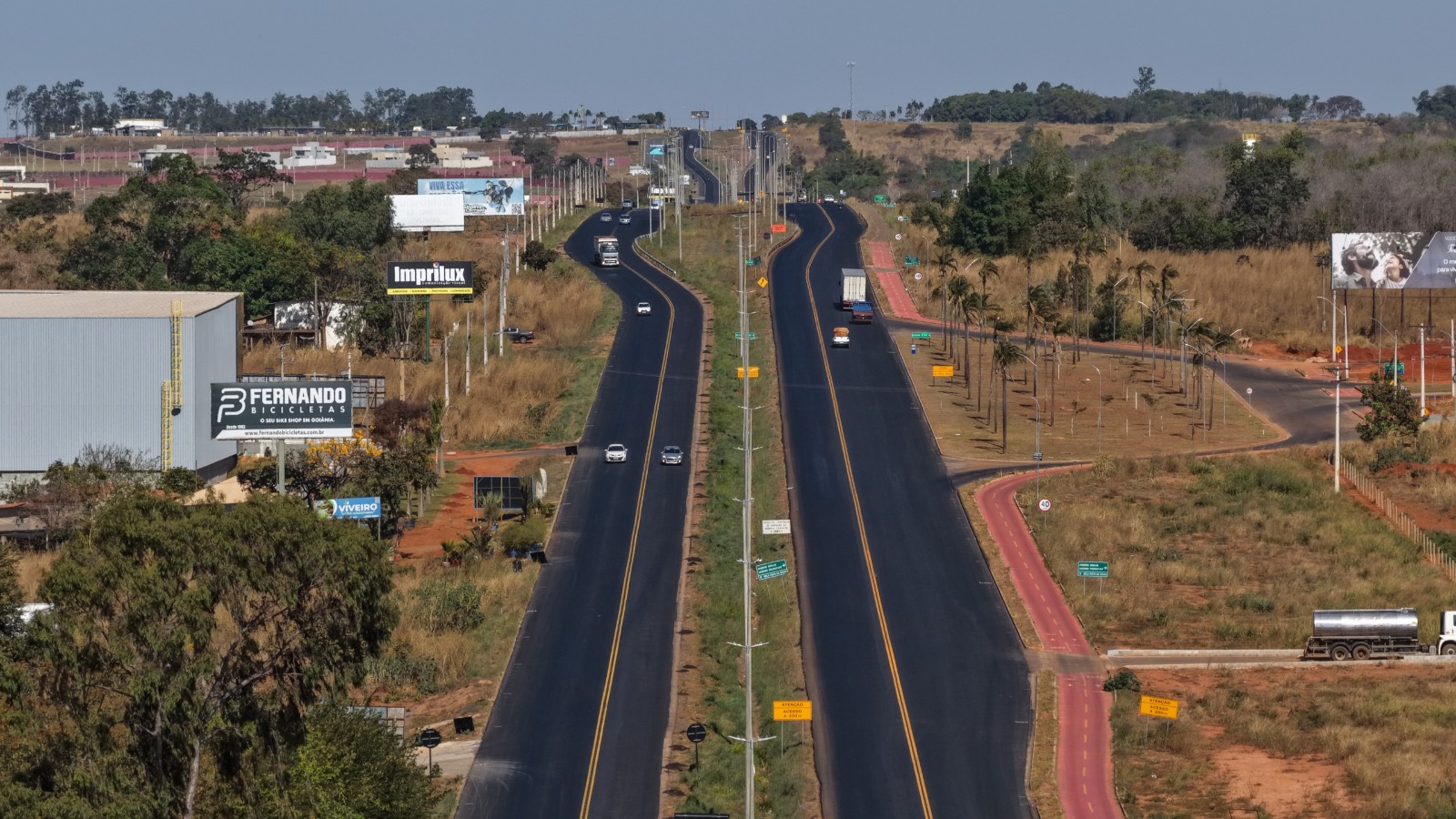 Restauração de novo trecho da GO-020