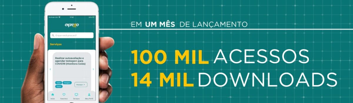 Em um mês, Expresso contabiliza mais de 100 mil acessos no site e 14 mil downloads do aplicativo