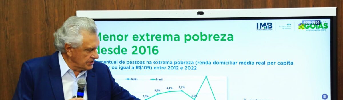 “Renda média dos goianos supera, pela primeira vez, a renda média nacional”, destaca Caiado