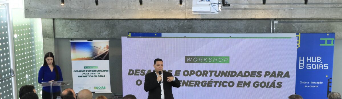 Desafios e oportunidades para o setor energético em Goiás é tema de workshop promovido pela SGG