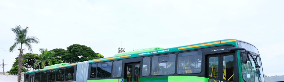 Primeiro ônibus elétrico entra em operação até 8 de março no Eixo Anhanguera