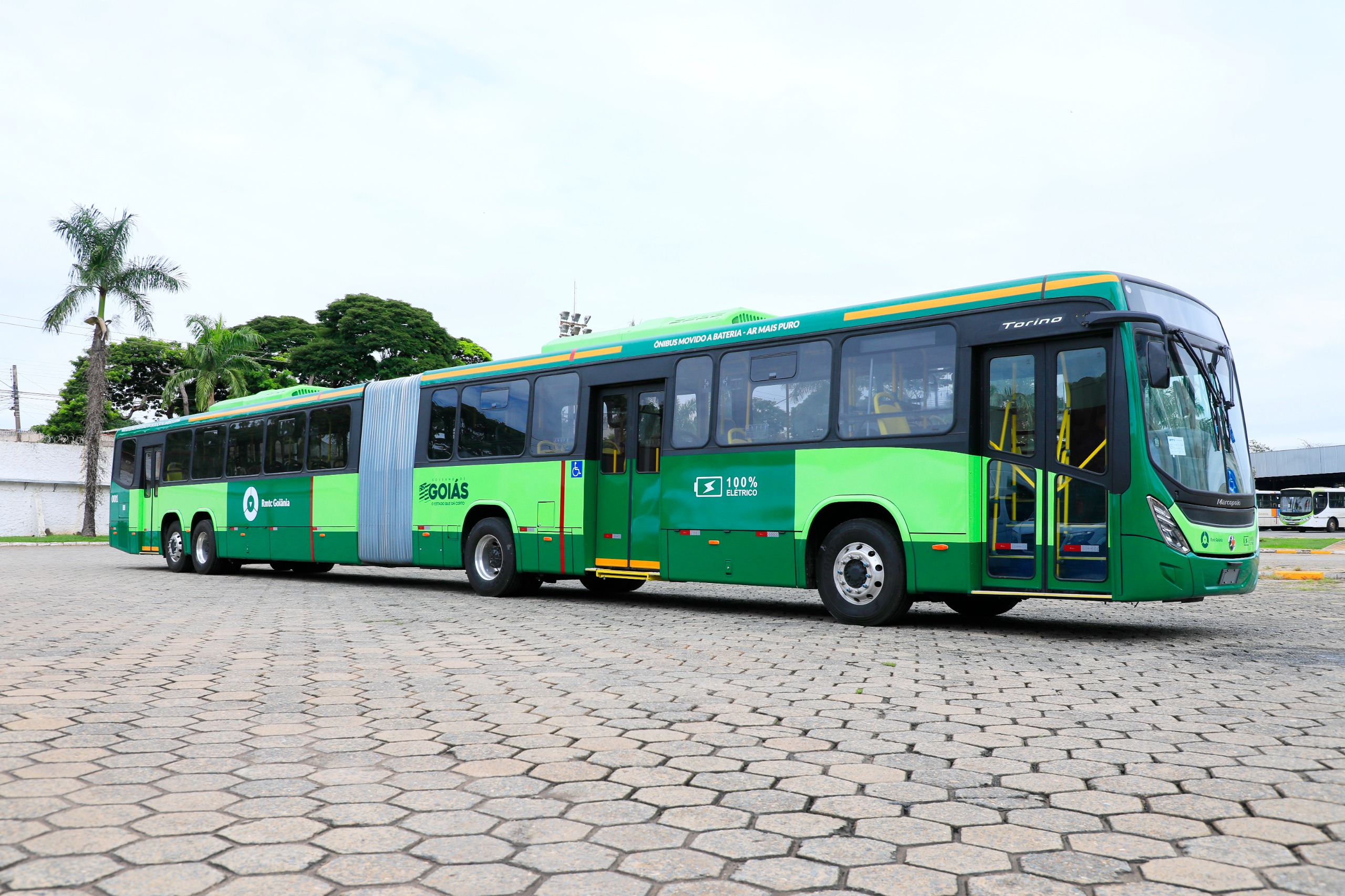 Primeiro ônibus elétrico entra em operação até 8 de março no Eixo Anhanguera