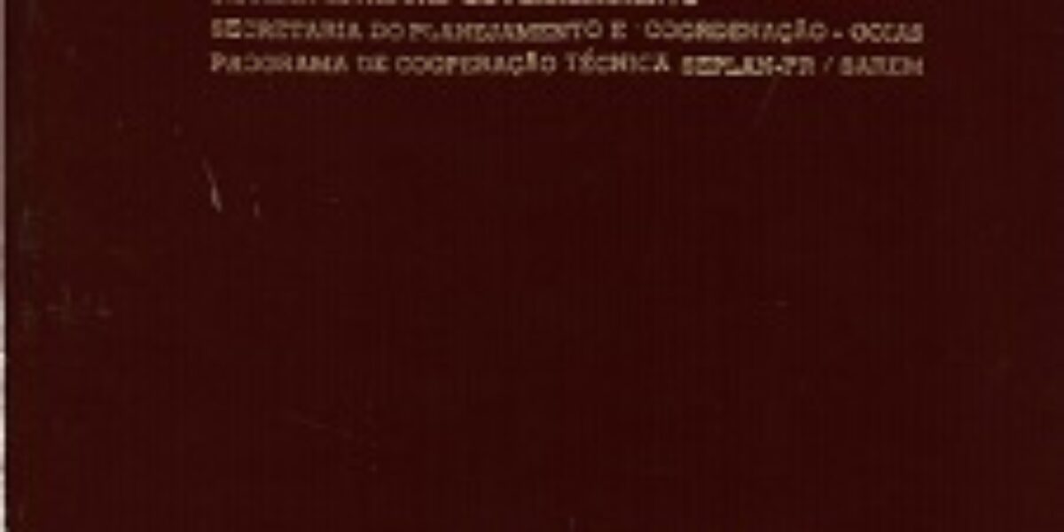 Anuário Estatístico do Estado de Goiás – 1978 – Volume 1