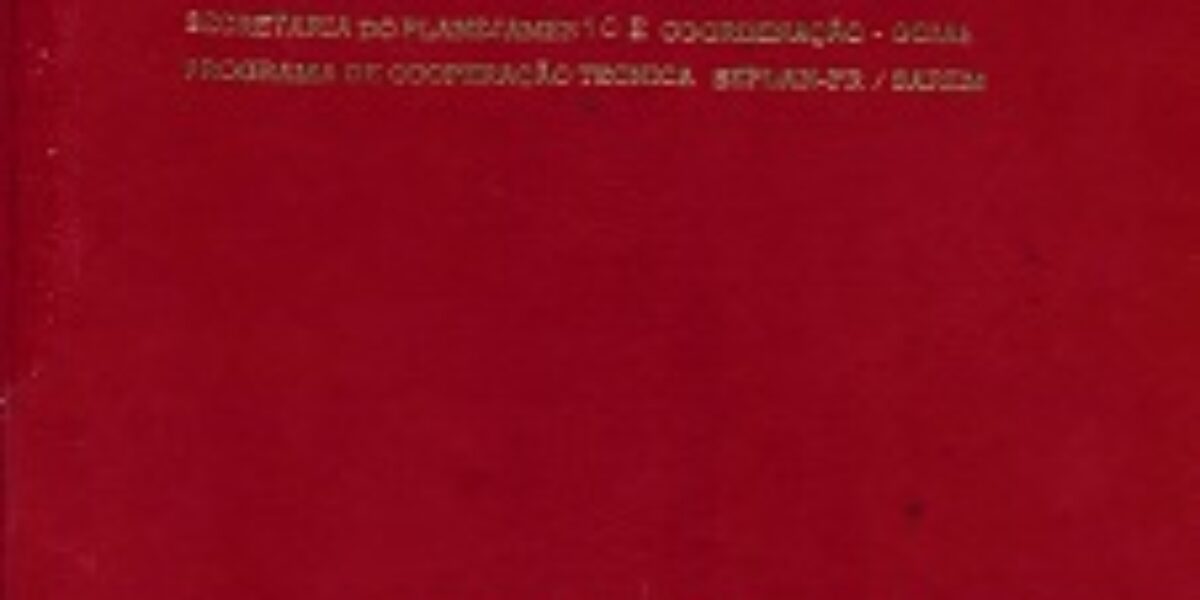 Anuário Estatístico do Estado de Goiás – 1978 – Volume 2