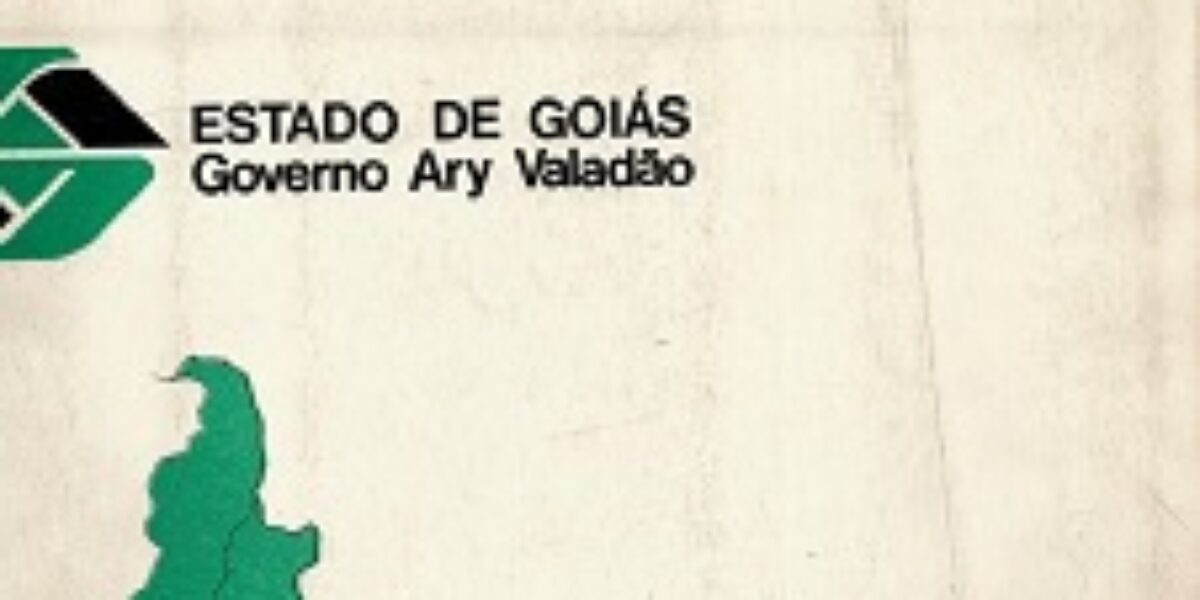 Anuário Estatístico do Estado de Goiás – 1980 – Volume 1