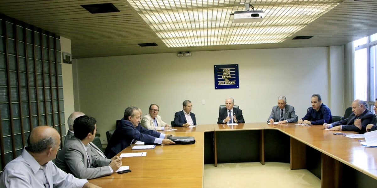 José Eliton é recebido por presidentes da Fieg e de sindicatos industriais