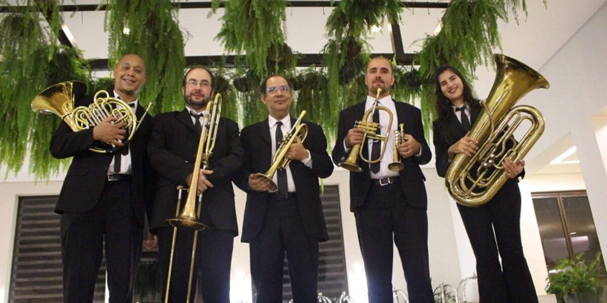 Quinteto de metais se apresenta amanhã (27) no Basileu França