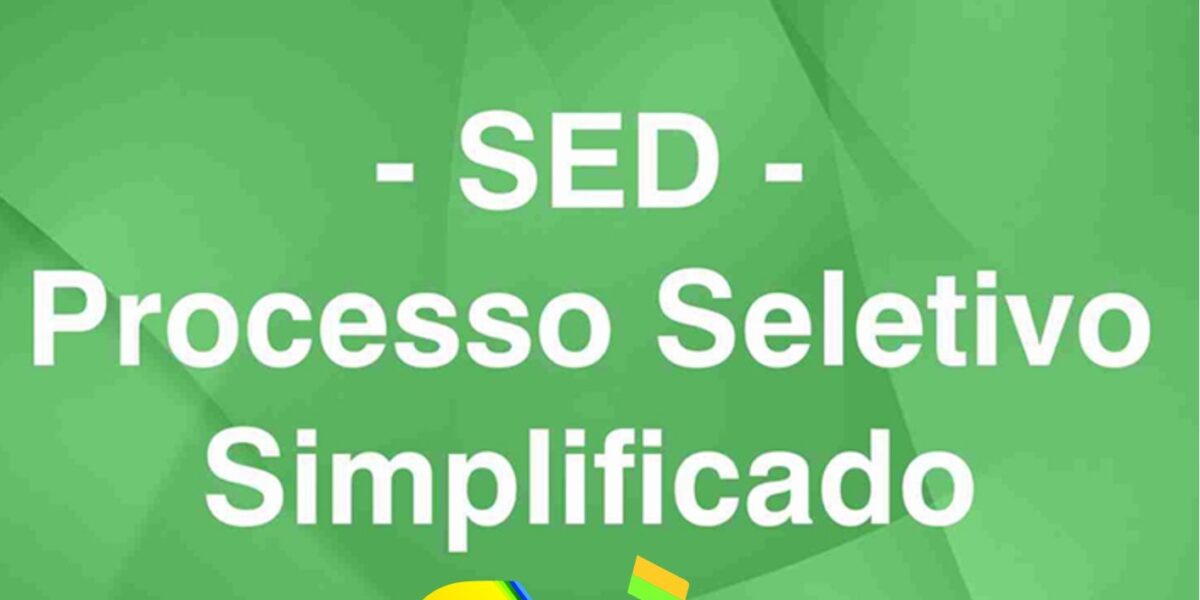 Segplan divulga edital para processo seletivo da SED