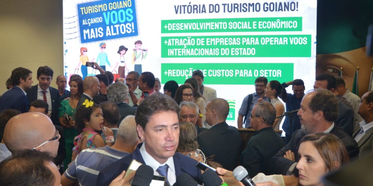 Governo de Goiás aposta no incremento da economia em vários  segmentos com a redução do ICMS do combustível da aviação