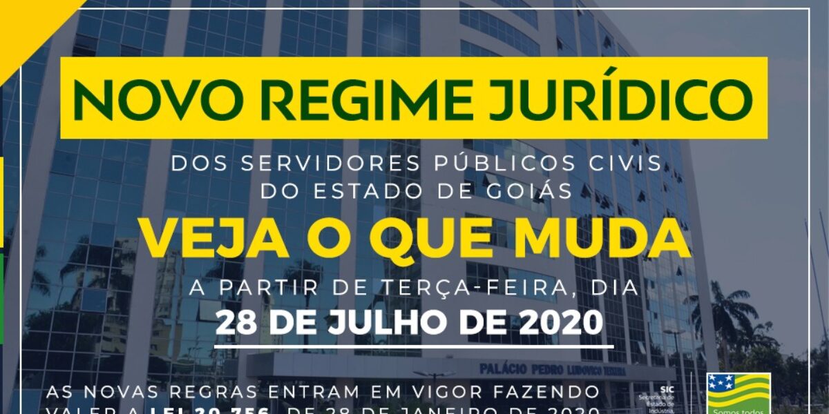 Novo Regime Jurídico dos Servidores em vigor a partir do dia 28 de julho