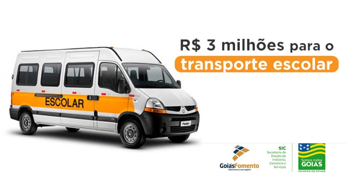 Governo de Goiás já liberou R$ 3,1 milhões a 352 empresários do transporte escolar