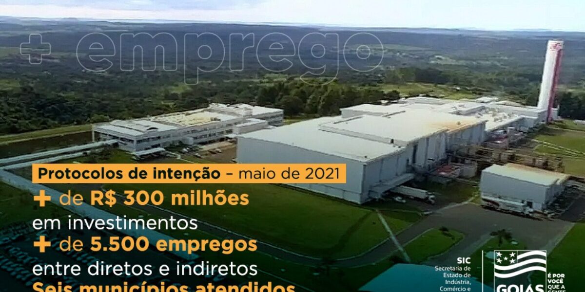Governo assina protocolos de intenção: mais de 5.500 empregos, mais de R$ 300 mi de investimentos