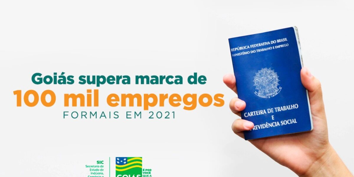 Goiás bate recorde na geração de empregos em agosto de 2021