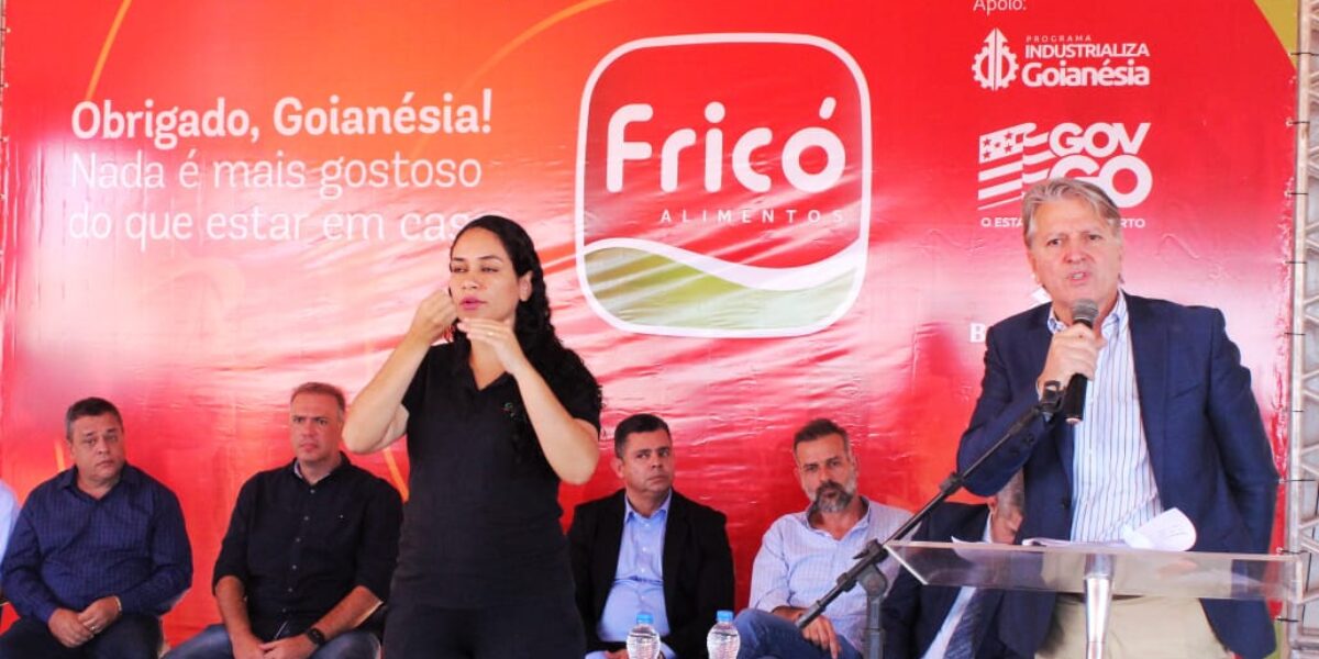 SIC participa de cerimônia de início de obra de nova indústria da Fricó Alimentos em Goiás