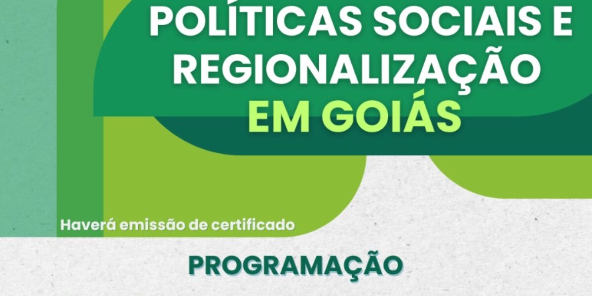 SIC oferece curso de capacitação sobre políticas sociais e regionalização em Goiás