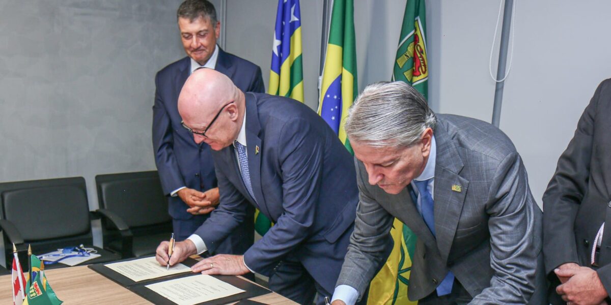 Governo de Goiás assina memorando com o Canadá e articula novos investimentos e parcerias
