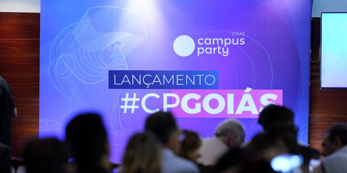 “Vocês terão total apoio, vão se sentir em casa”, diz Caiado ao lançar Campus Party Goiás