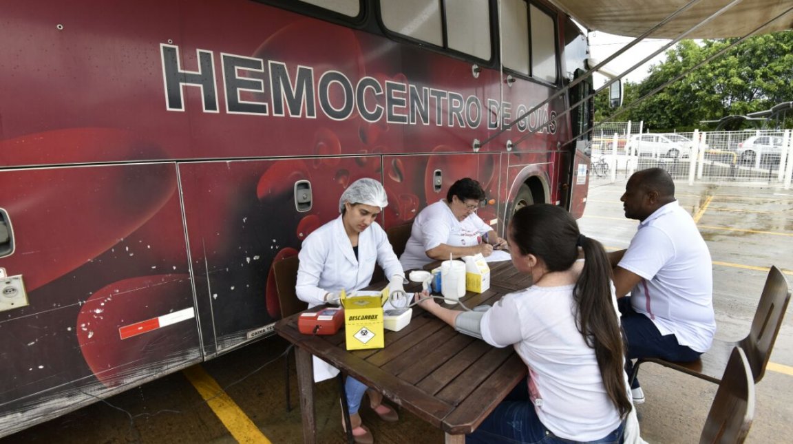 Hemocentro de Goiás vai realizar coleta de sangue no Basileu França
