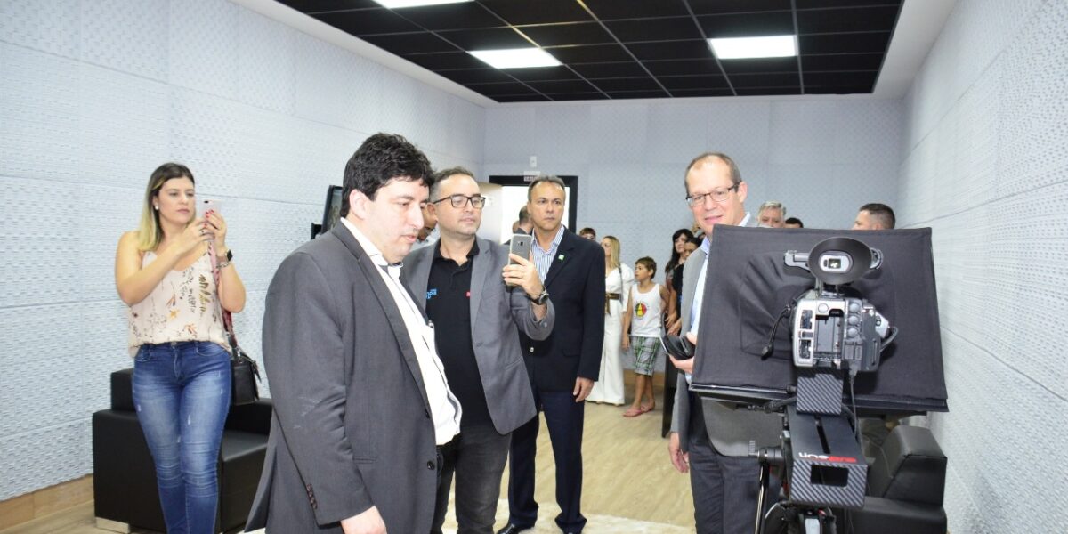 Governo de Goiás inaugura Estúdio TV Web em unidade da Rede Itego