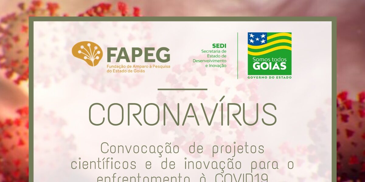 Governo de Goiás busca projetos científicos e de inovação para enfrentamento à covid-19