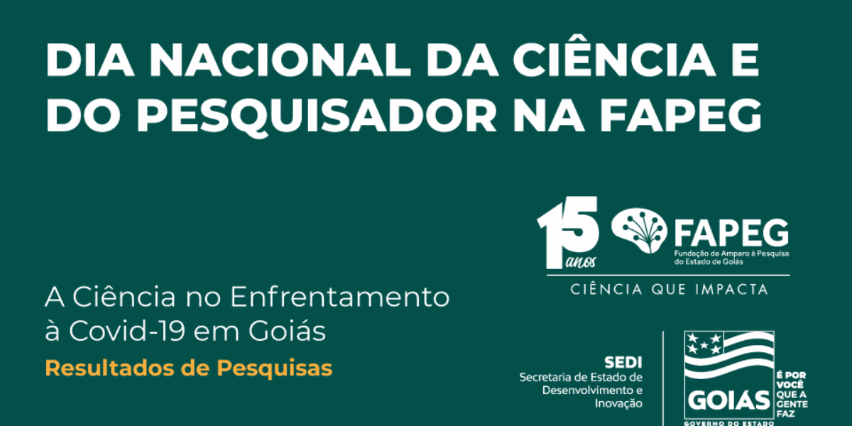 Pesquisadores fomentados pela Fapeg divulgam resultados de pesquisas para enfrentamento à Covid-19 em Goiás
