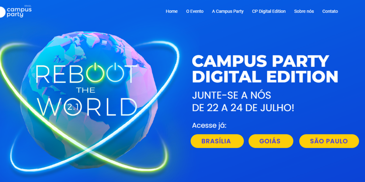 Edição digital da Campus Party Goiás é lançada em live