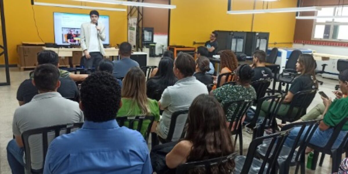 EFG recebe o cientista Gildário Lima para abertura da Semana Nacional de Ciência e Tecnologia do Estado de Goiás