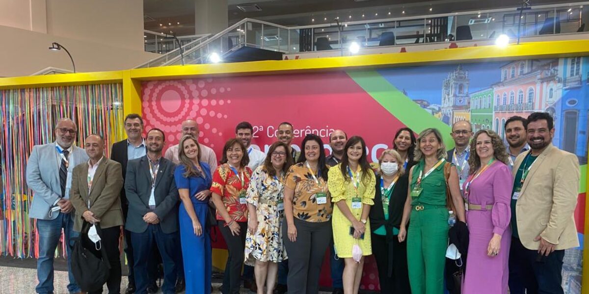 Delegação da Sedi e representantes de nove ambientes de inovação de Goiás participaram da 32ª Conferência Anprotec