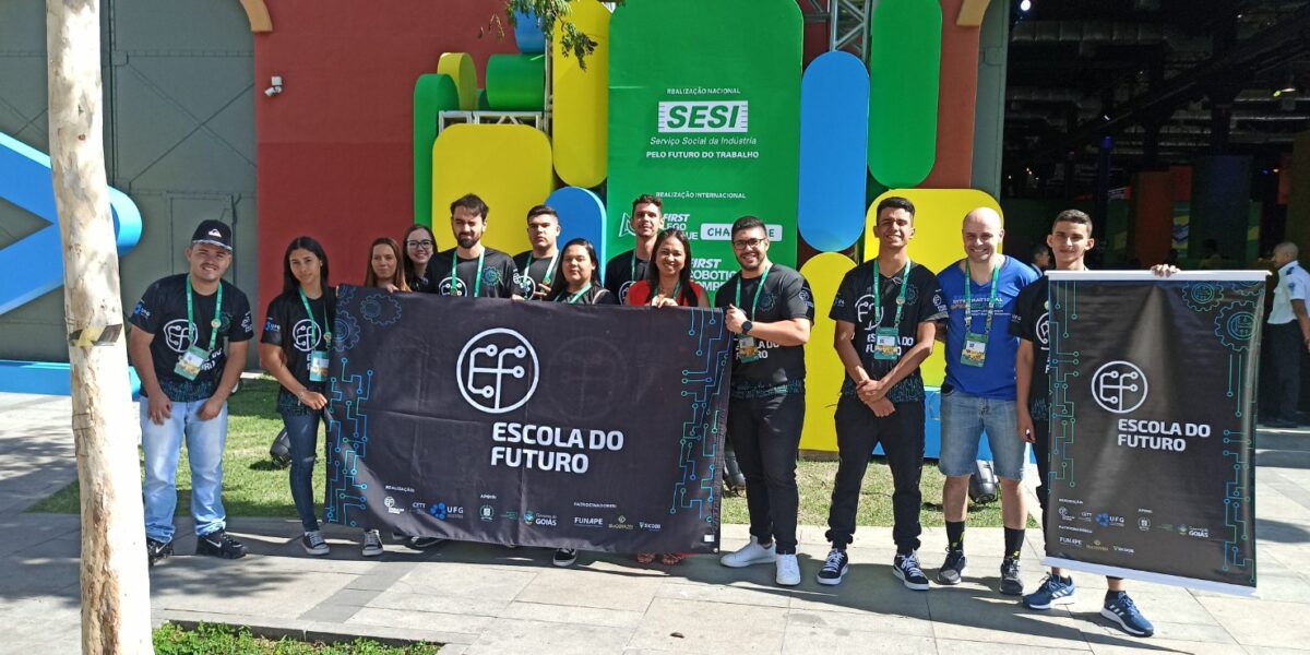 Alunos da Escola do Futuro de Goiás participam de campeonato nacional de robótica, em Brasília