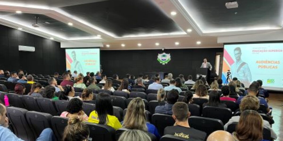 Governo de Goiás finaliza audiências públicas do Plano Diretor da Educação Superior