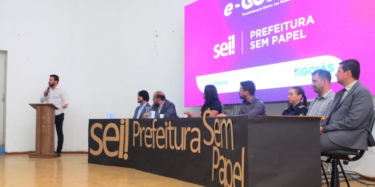 Governo de Goiás e Prefeitura de Formosa celebram avanço na gestão pública digital com o programa Prefeitura Sem Papel