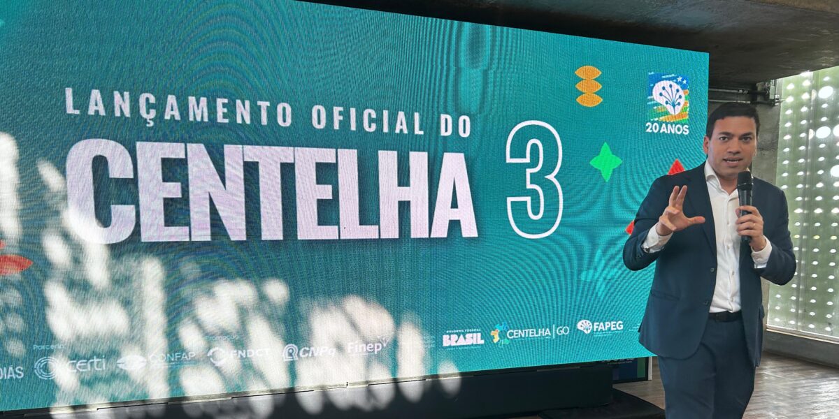 Governo de Goiás lança terceira edição do Programa Centelha