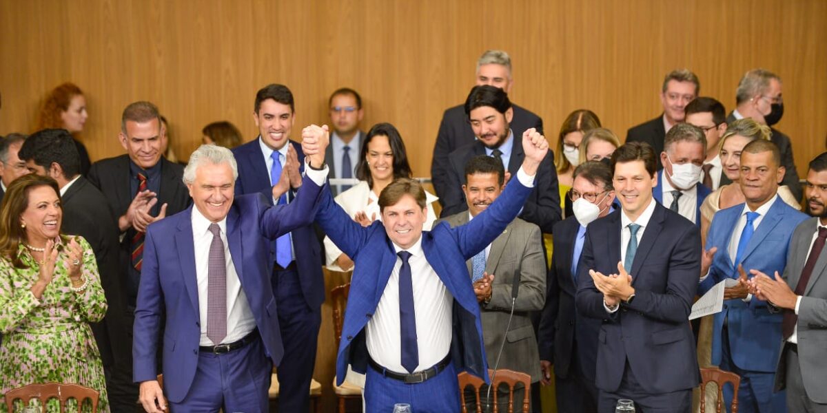 Caiado destacou parceria entre Governo e Alego na  posse dos 41 deputados  com mandatos estaduais até 2027