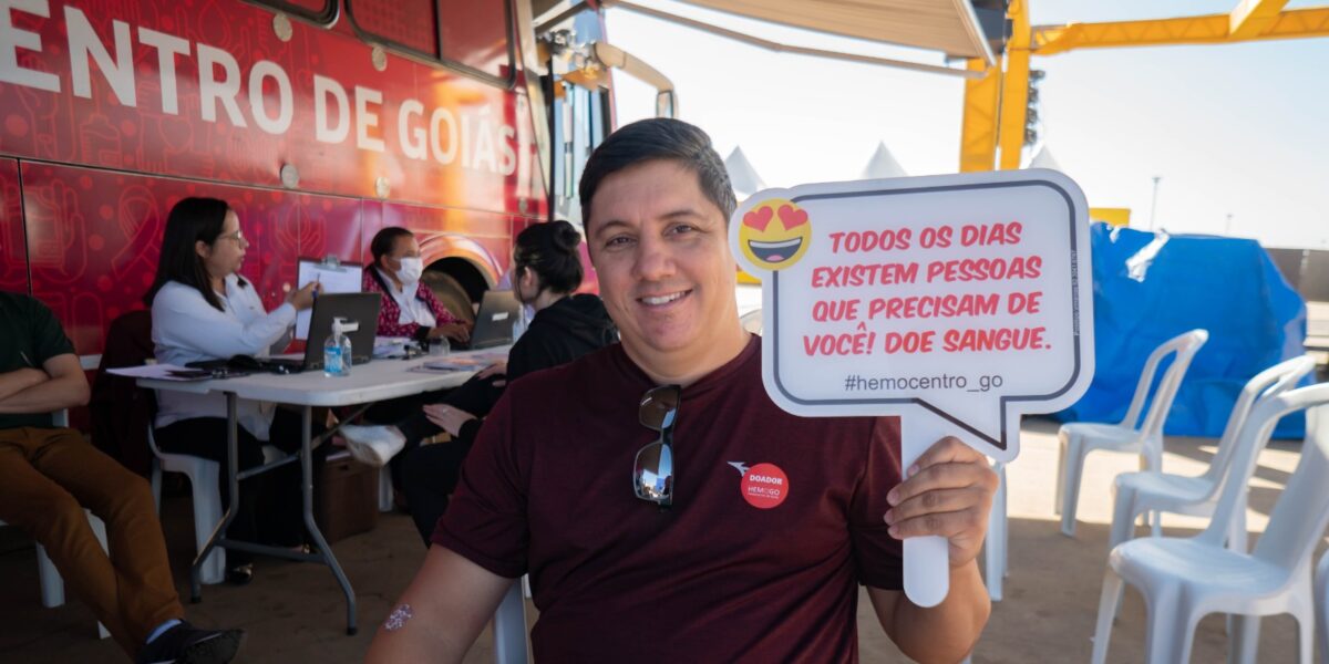 Campanha em parceria com o festival Deu Praia mobiliza mais de 500 doadores de sangue em Goiânia
