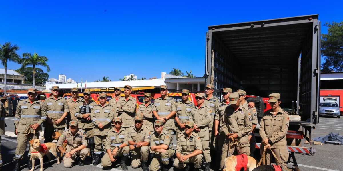 Goiás envia helicóptero com sete bombeiros ao Rio Grande Sul