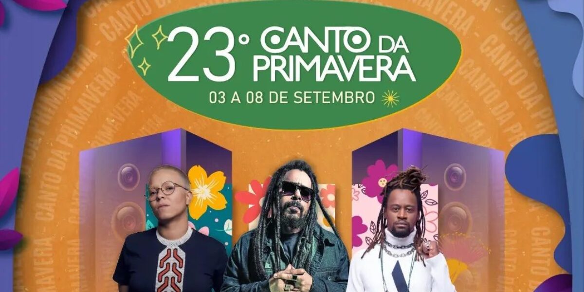 Canto da Primavera começa nesta terça-feira (03/09), em Pirenópolis