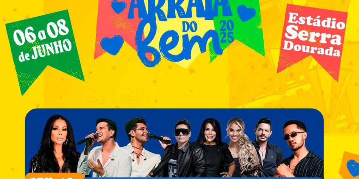 Ingressos para curtir o Arraiá do Bem 2025 podem ser retirados pelo site